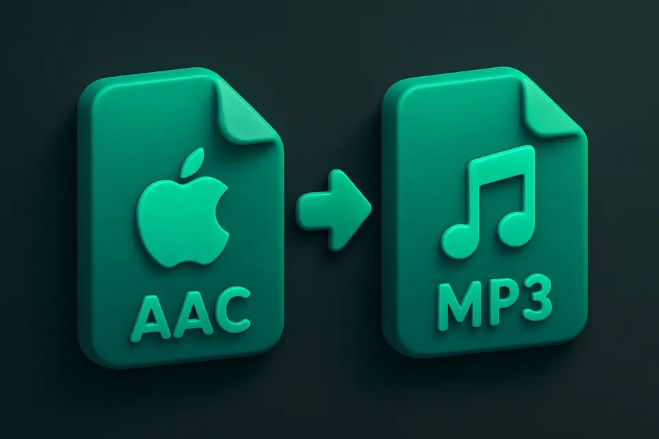 AAC to MP3 Converter - free online tool
