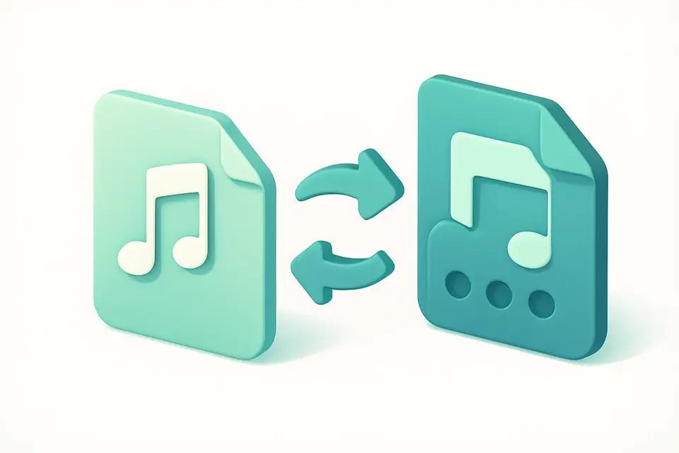 AAC to MP3 Converter - free online tool
