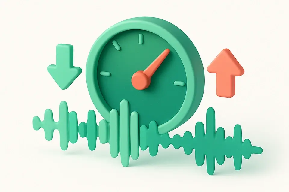 Audio Speed Changer - free online tool