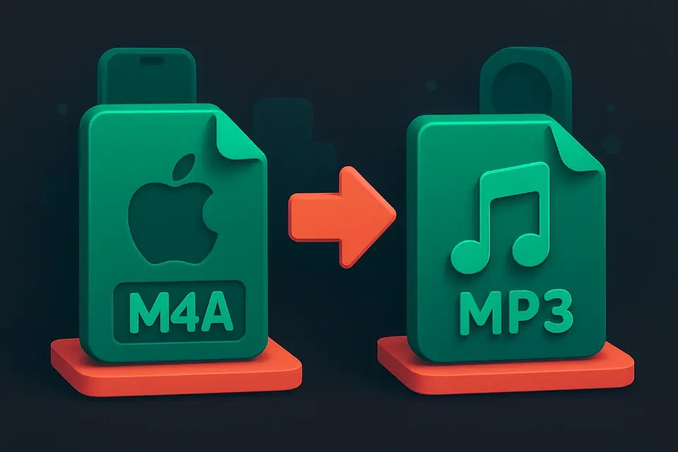 M4A to MP3 Converter - free online tool