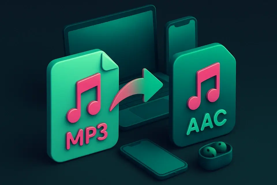 MP3 to AAC Converter - free online tool