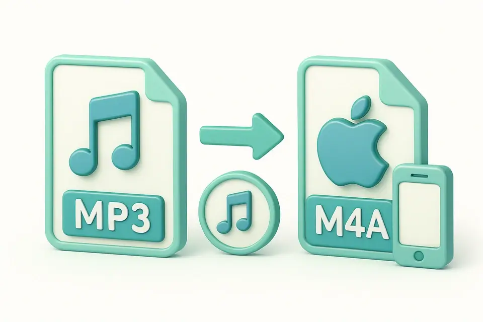 MP3 to M4A Converter - free online tool