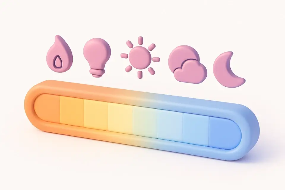 Color Temperature Scale - free online tool
