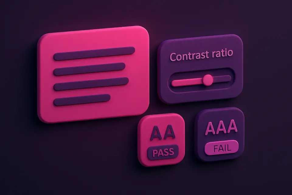 Contrast Ratio Checker - free online tool