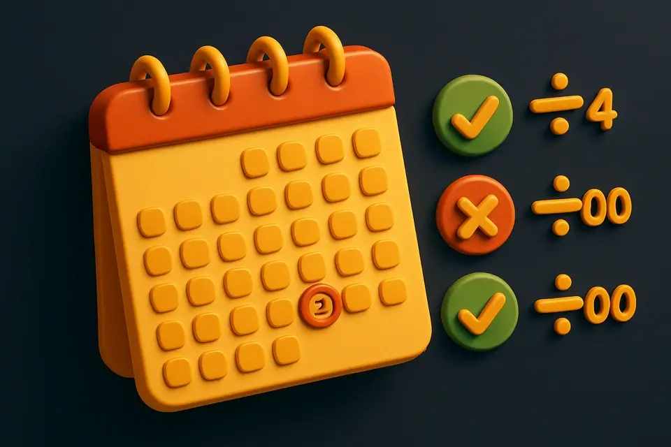 Leap Year Checker - free online tool