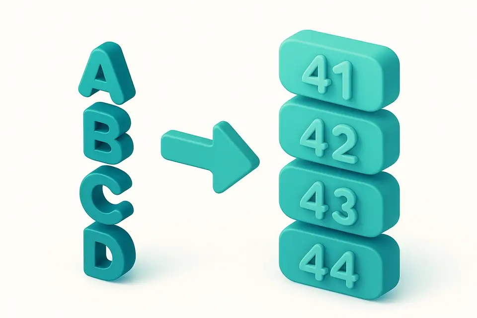 ASCII to Hex - free online tool