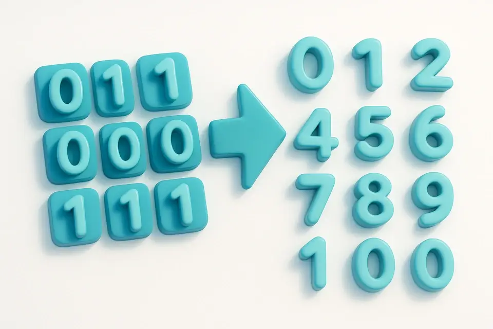 Binary to Decimal - free online tool