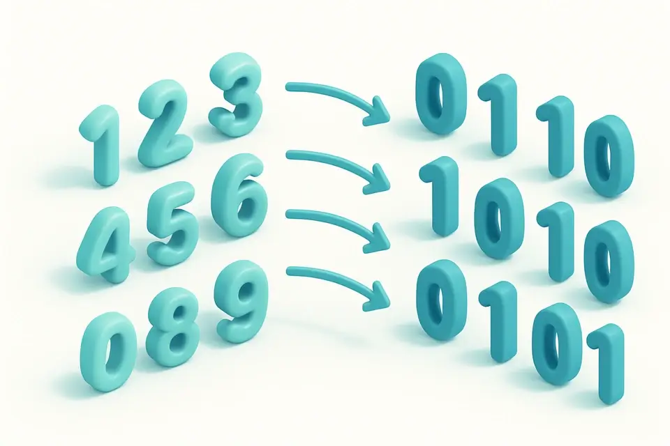 Decimal to Binary - free online tool