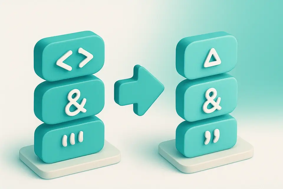 HTML Entity Decode - free online tool