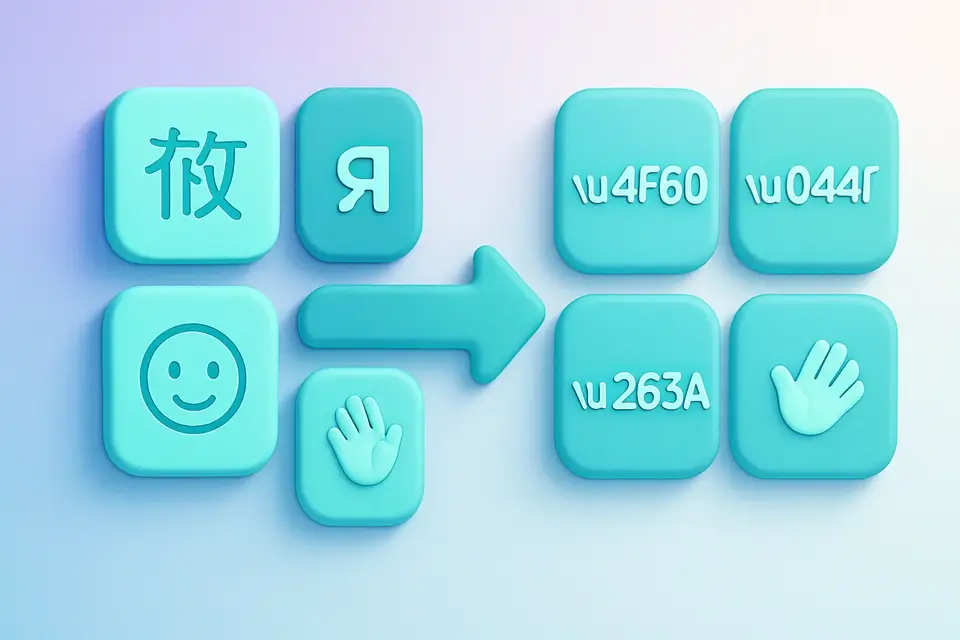 Unicode Escape - free online tool