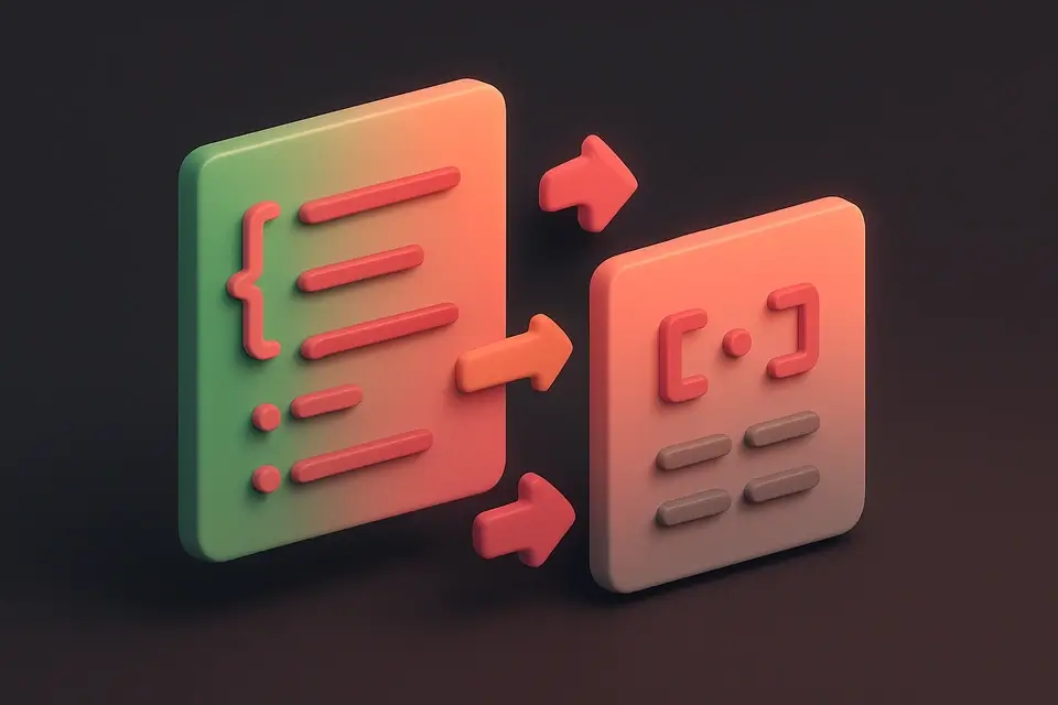 JSON to INI - free online tool