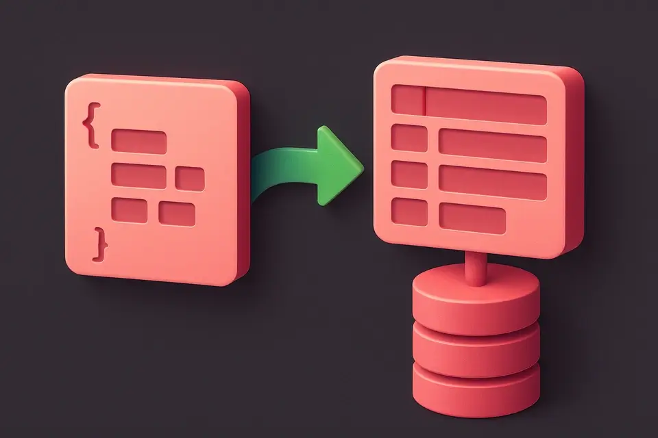 JSON to SQL Schema - free online tool