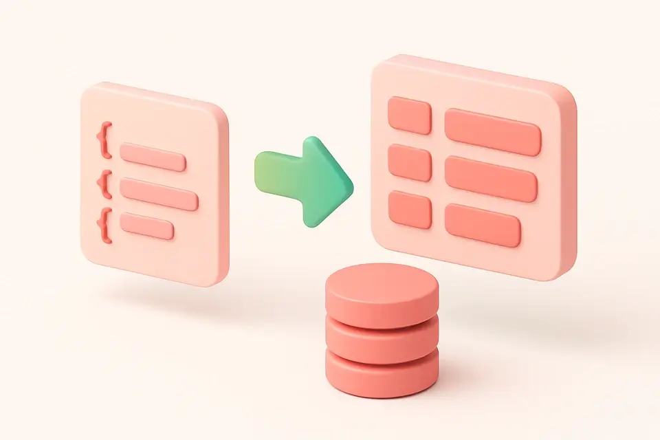 JSON to SQL Schema - free online tool