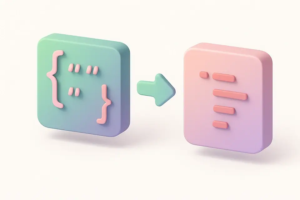 JSON to YAML - free online tool