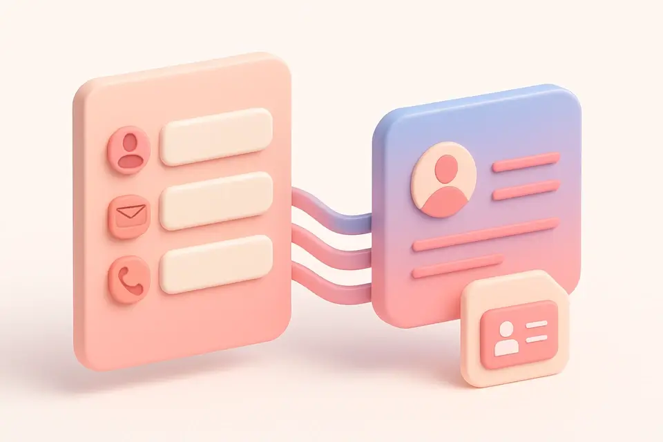 vCard Generator - free online tool