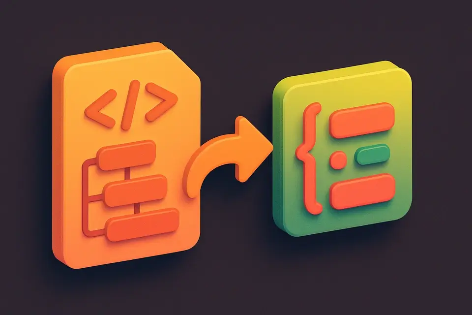 XML to JSON - free online tool