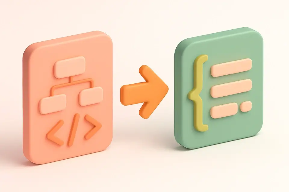 XML to JSON - free online tool