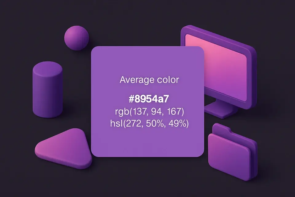 Average Color Calculator - free online tool