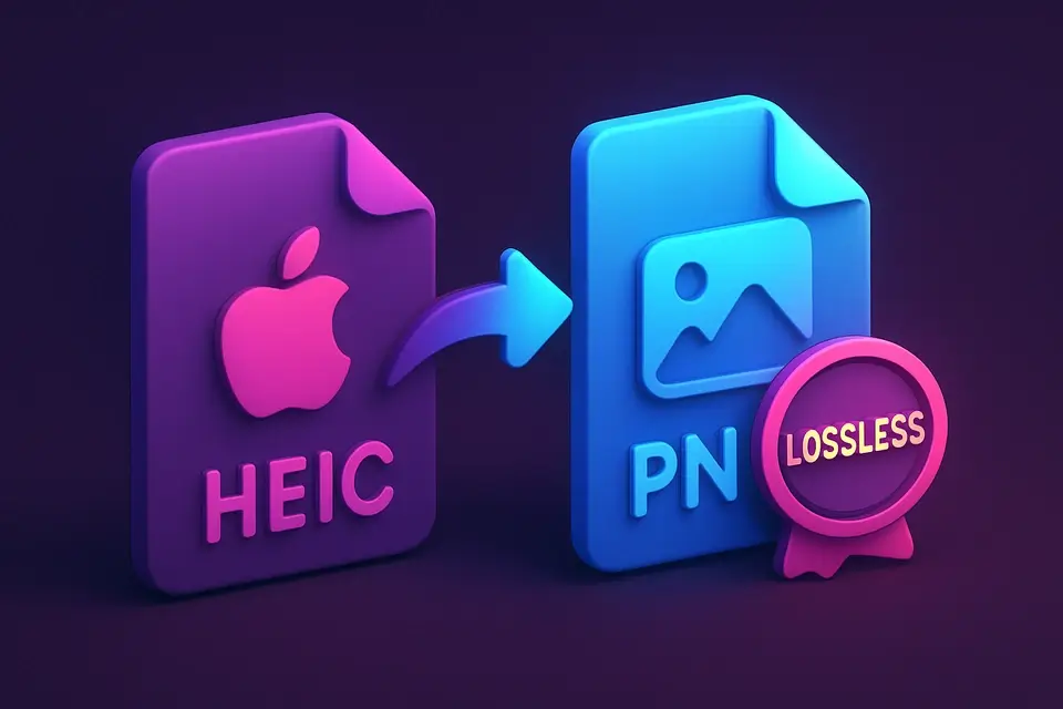 HEIC to PNG - free online tool