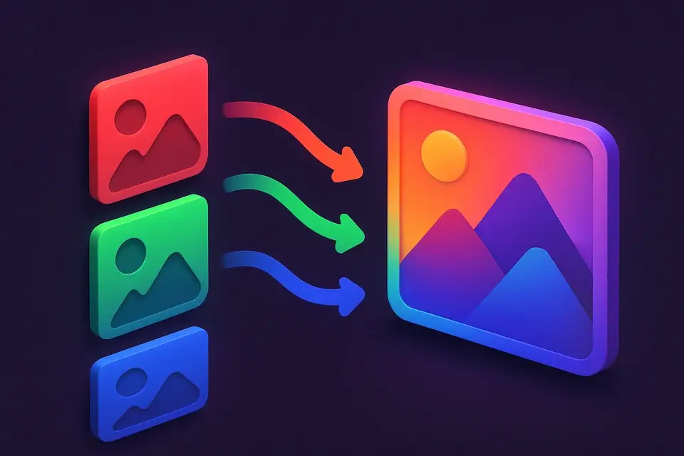 Image Channel Merger - free online tool