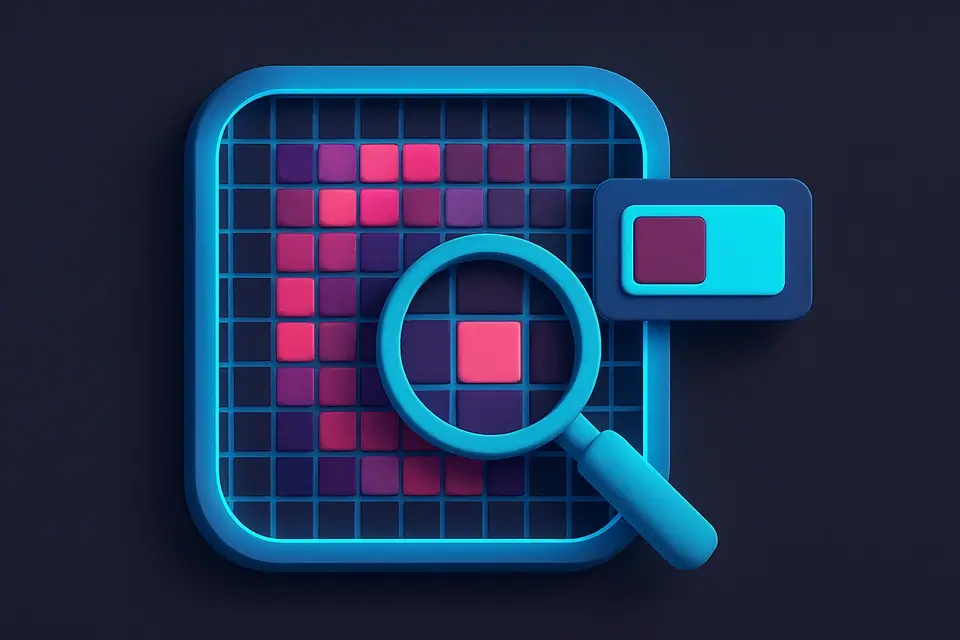 Image Pixel Grid - free online tool