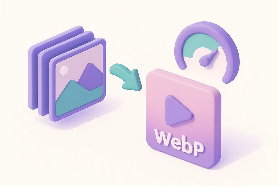WebP Animation Creator - free online tool