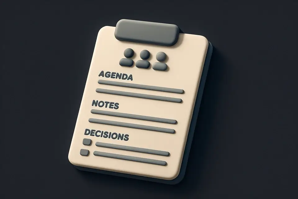 Meeting Notes Template - free online tool
