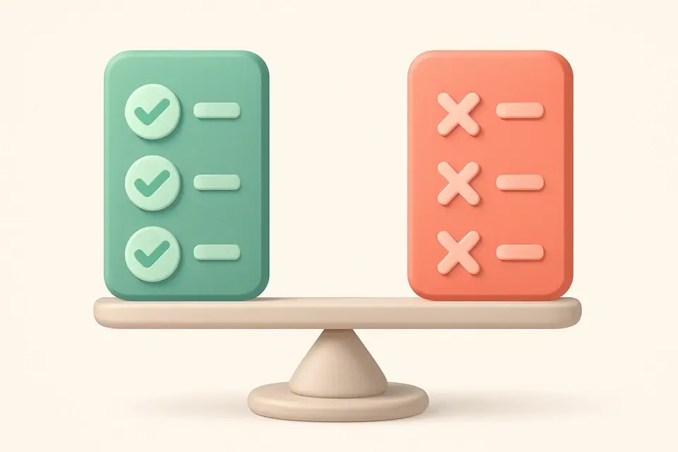 Pros and Cons List - free online tool