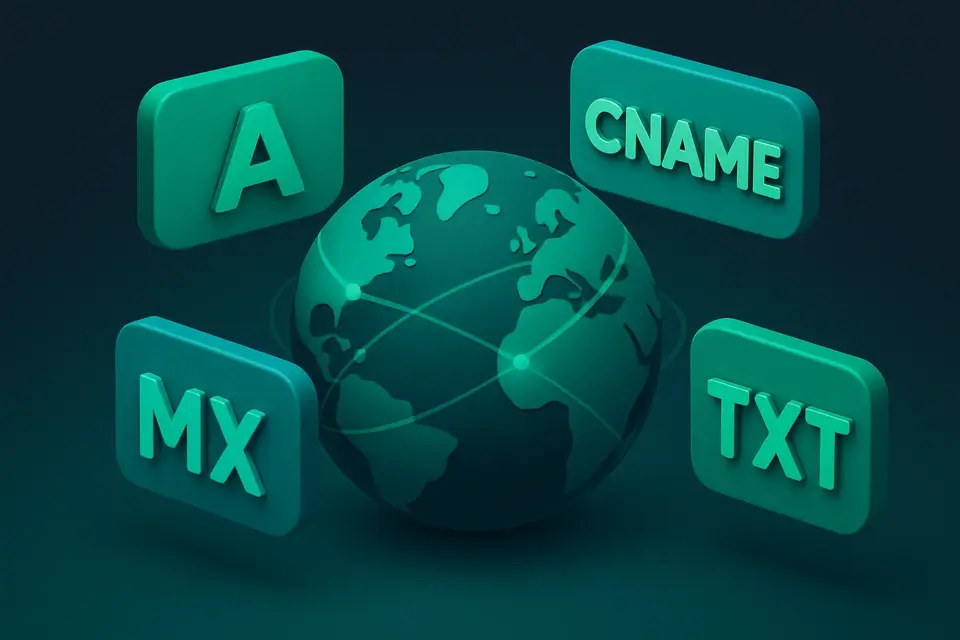 DNS Record Types Reference - free online tool