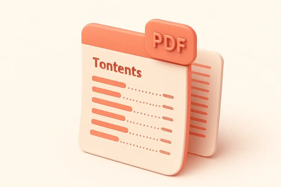 PDF Table of Contents - free online tool