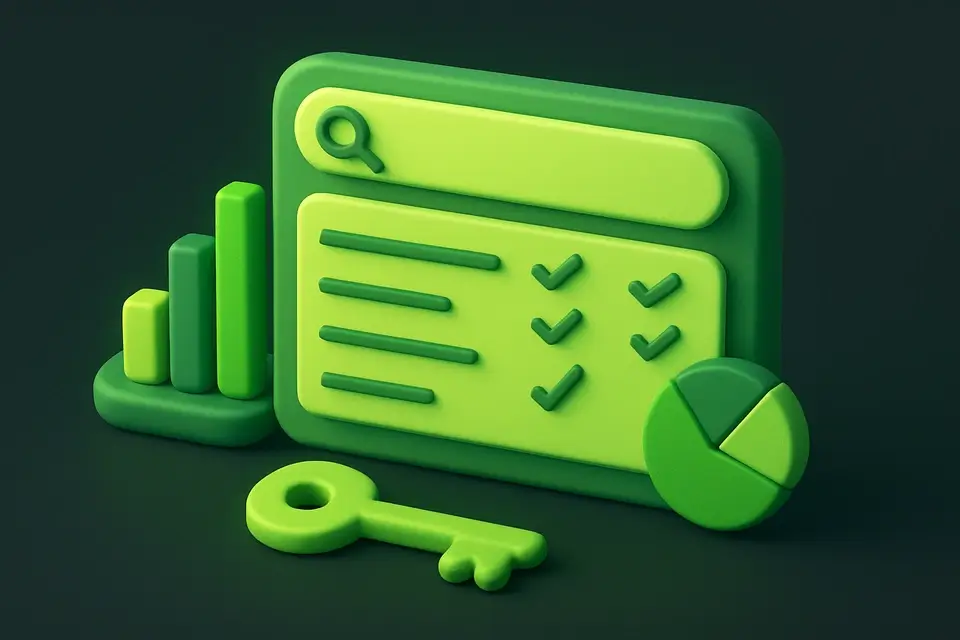 Competitor Keyword Research Template - free online tool