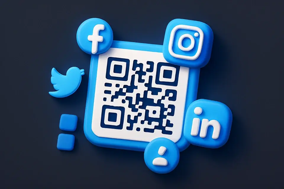 QR Code for Social Profile - free online tool