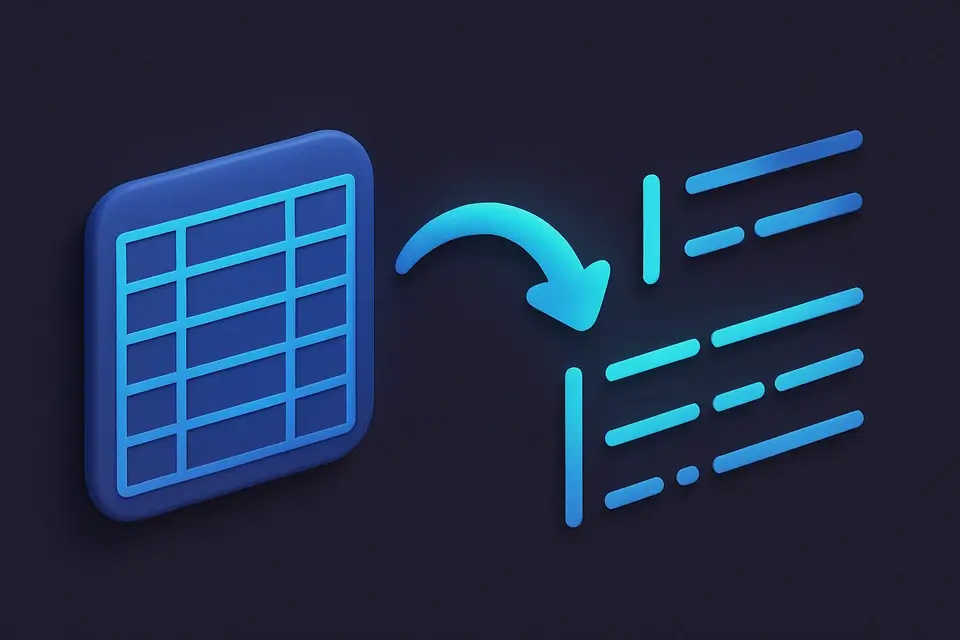Markdown Table Generator - free online tool