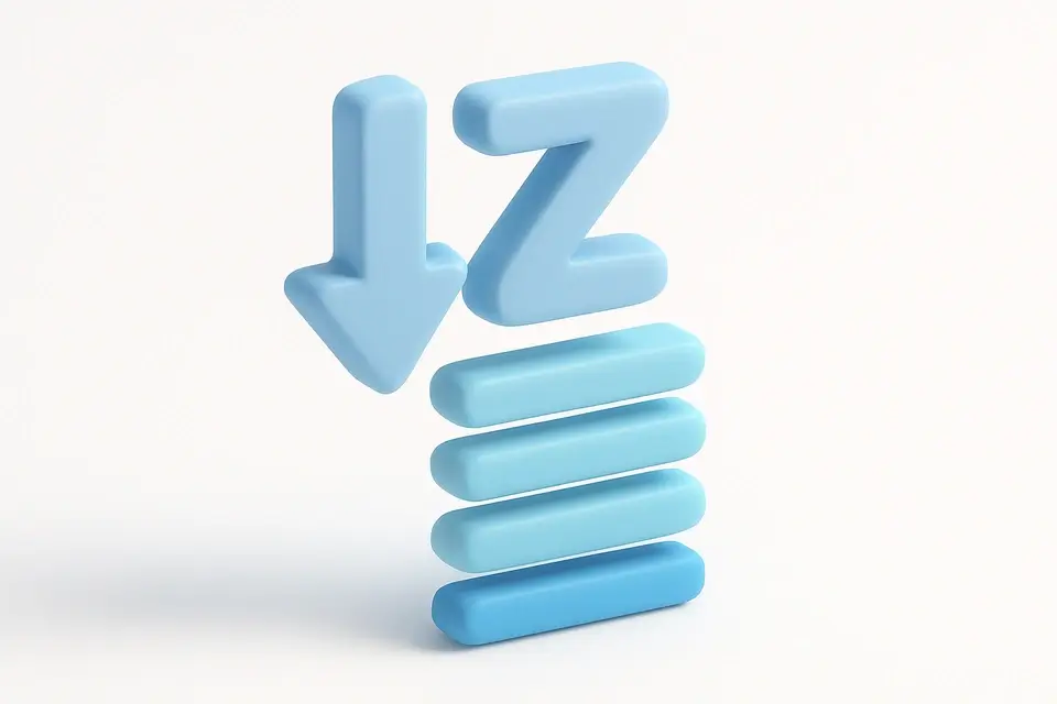 Sort Lines Z→A - free online tool