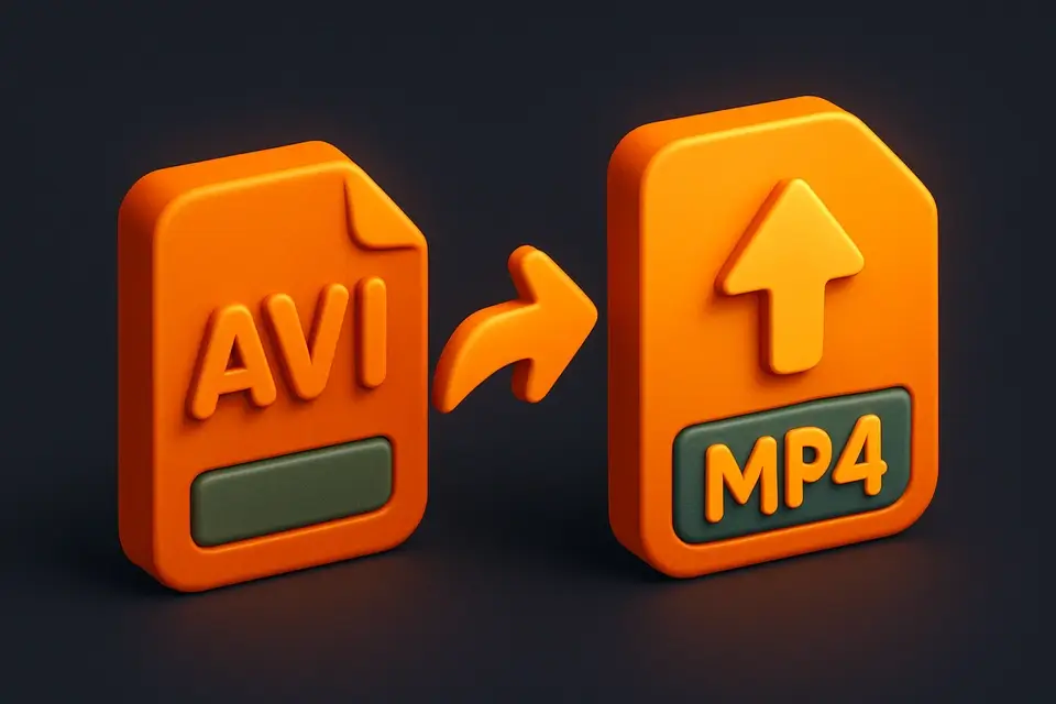 AVI to MP4 Converter - free online tool