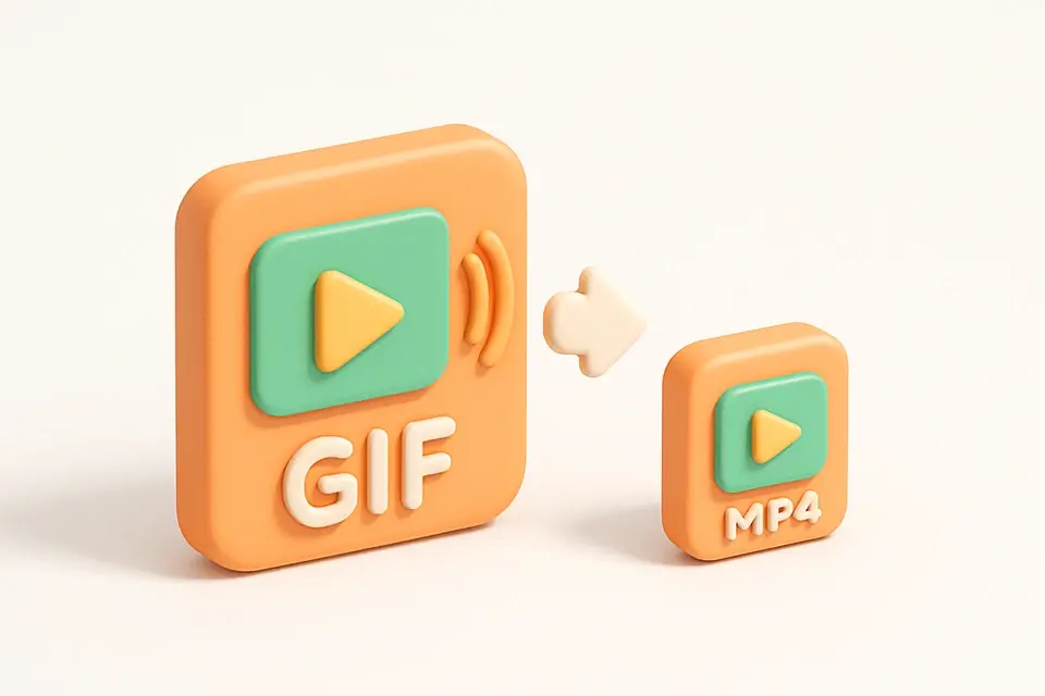 GIF to MP4 Converter - free online tool