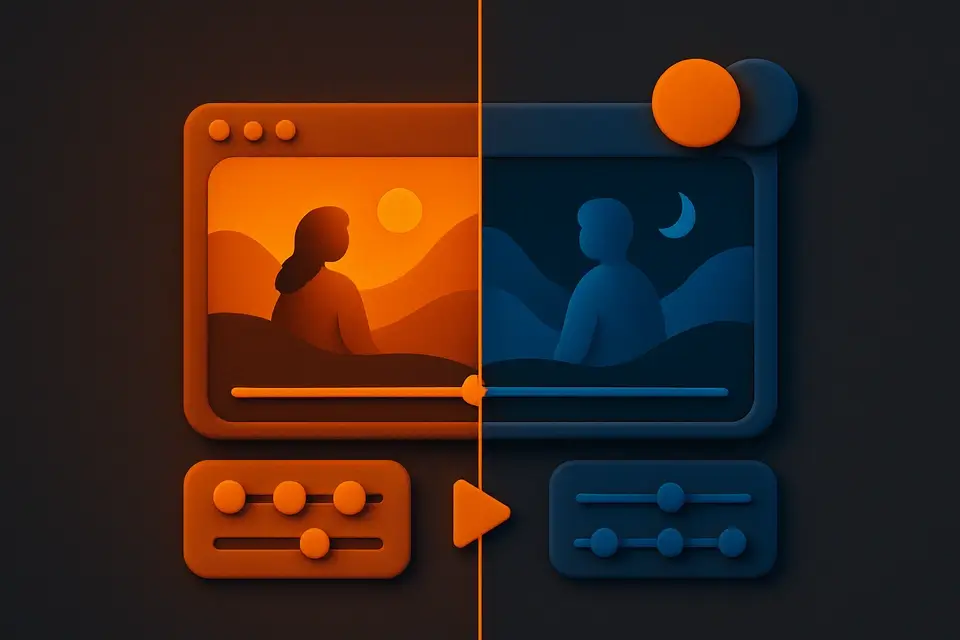 Video Color Grading - free online tool