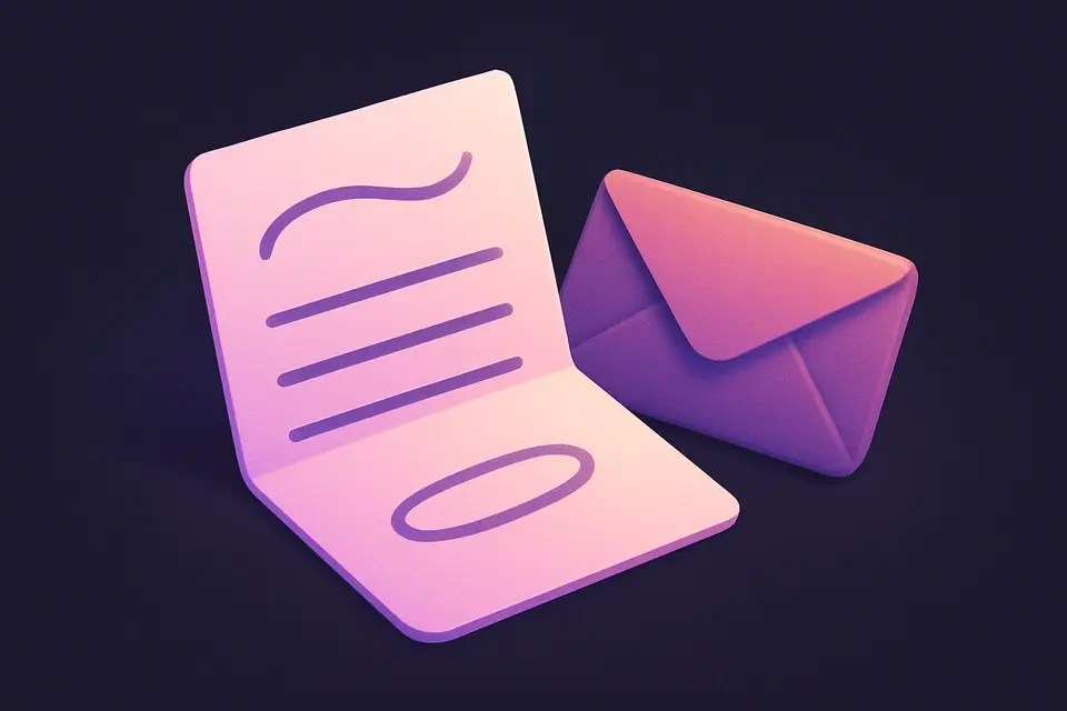 Thank You Note Template - free online tool